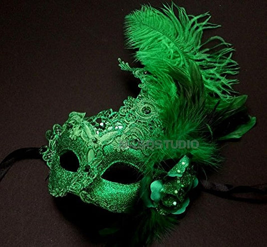 Brocade Lace Masquerade Ball Mask Christmas New Year Eve Mardi Gras Party