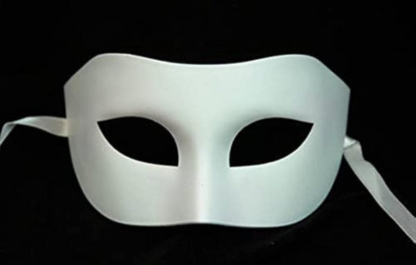 MASQ Blank DIY Masquerade Comedy Tragedy Mask Unisex Adult Performance Play  Halloween Wear or Deco