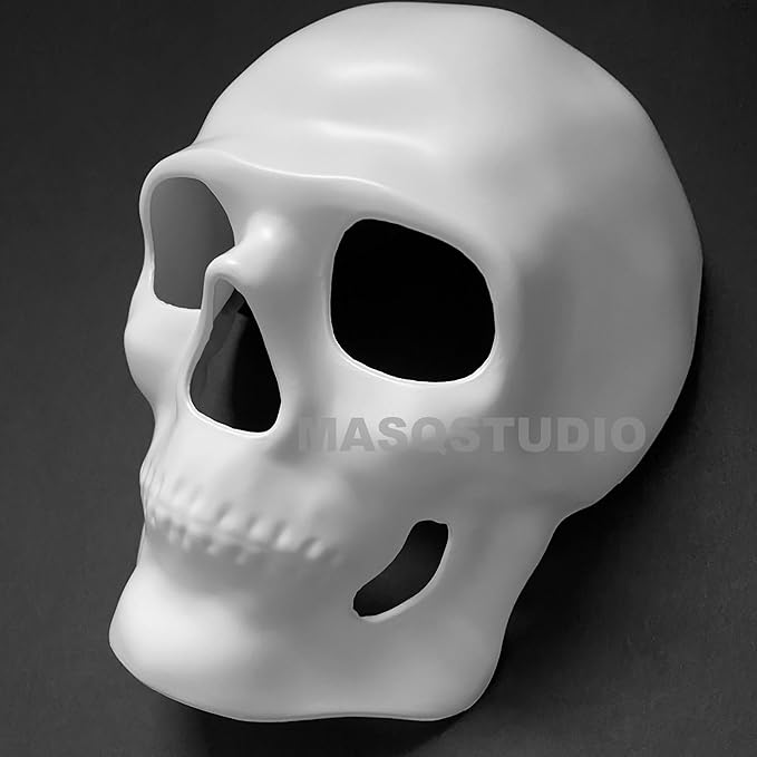 White Skeleton Mask | DIY Day of the Dead Costume & Decor