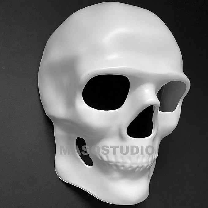 White Skeleton Mask | DIY Day of the Dead Costume & Decor