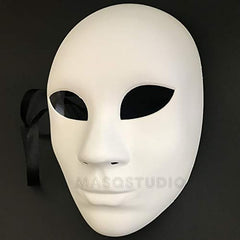 The Anarchy Purge movie Blank White Full Face women mask DIY Halloween Costume Party