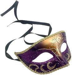 Mens Masquerade Mask Burlesque Dance Birthday Prom Party Black Tie Halloween Costume Dress Up