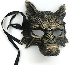 Black Wolf Mask Animal Masquerade Halloween Costume Cosplay Party mask