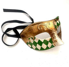 Masquerade Harlequin eye Mask Pair Cosplay Mardi Gras Carnival Wedding Dance Prom Anniversary Party