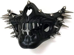 Black Cat Woman Masquerade Mask Spiky Gas Jaw Mask Halloween Party