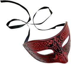 Mens Masquerade Mask Burlesque Dance Birthday Prom Party Black Tie Halloween Costume Dress Up