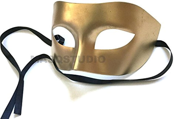 Venetian Masquerade Halloween Cosplay Gold Mens Masquerade Ball Mask