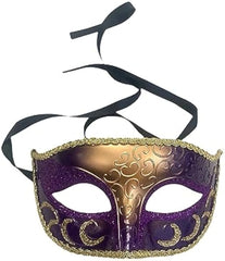 Mens Masquerade Mask Burlesque Dance Birthday Prom Party Black Tie Halloween Costume Dress Up