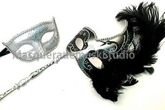 Couples Stick Masquerade Mask Pair Cosplay Dance Prom Dance Birthday Party Wear