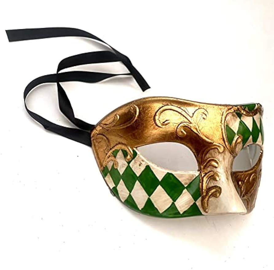 Couples Masquerade Ball Mask Feather Mardi Gras New Year Party for Her