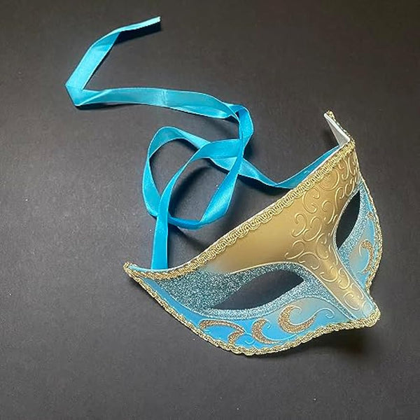Mens Masquerade Mask Burlesque Dance Birthday Prom Party Black Tie Halloween Costume Dress Up