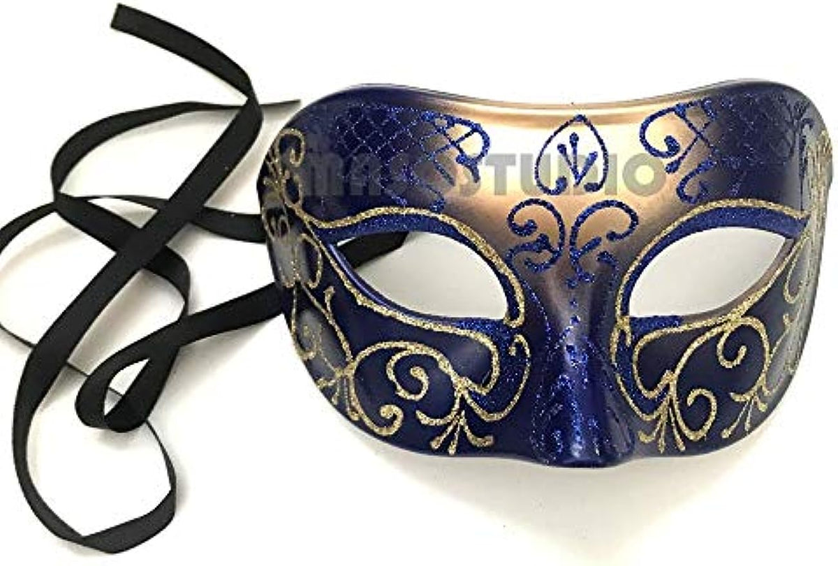 Mens Masquerade Ball Mask Cosplay Mardi Gras Prom Dance Birthday Bachelor Party