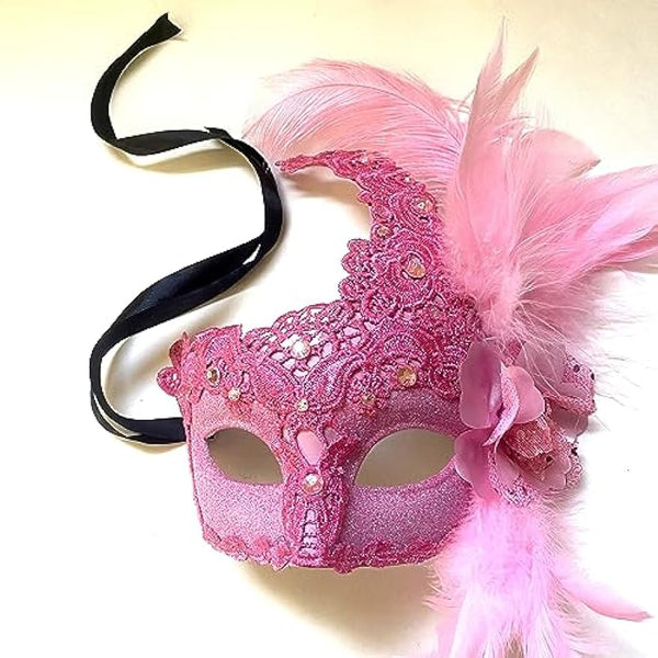 Brocade Lace Masquerade Ball Mask Burlesque Mardi Gras Birthday Prom Wedding Party