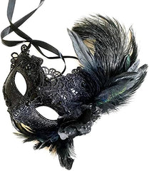 Brocade Lace Masquerade Ball Mask Burlesque Mardi Gras Birthday Prom Wedding Party