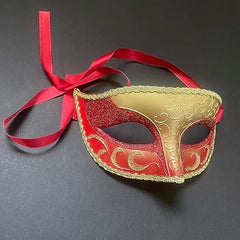 Mens Masquerade Mask Burlesque Dance Birthday Prom Party Black Tie Halloween Costume Dress Up