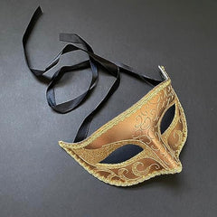 Mens Masquerade Mask Burlesque Dance Birthday Prom Party Black Tie Halloween Costume Dress Up