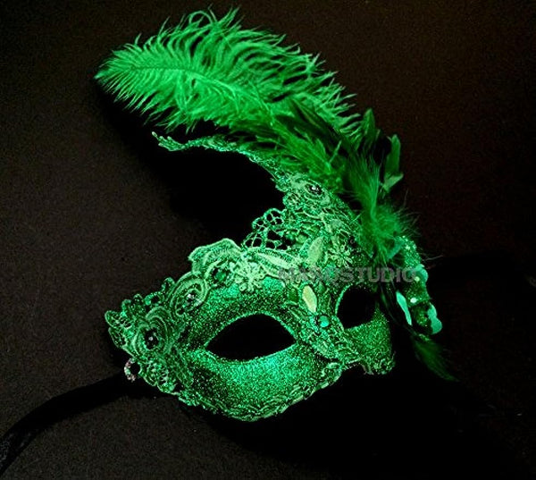 Brocade Lace Masquerade Ball Mask Christmas New Year Eve Mardi Gras Party