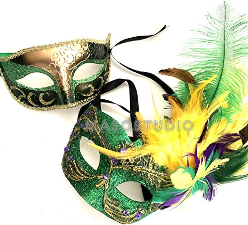 Couples Masquerade Cosplay Mardi Gras Prom Dance Birthday Party Wear or Deco