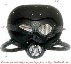Halloween Costume Cosplay Steampunk Dress up Party Masquerade Gas Mask with Hose
