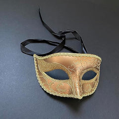 Mens Masquerade Mask Burlesque Dance Birthday Prom Party Black Tie Halloween Costume Dress Up