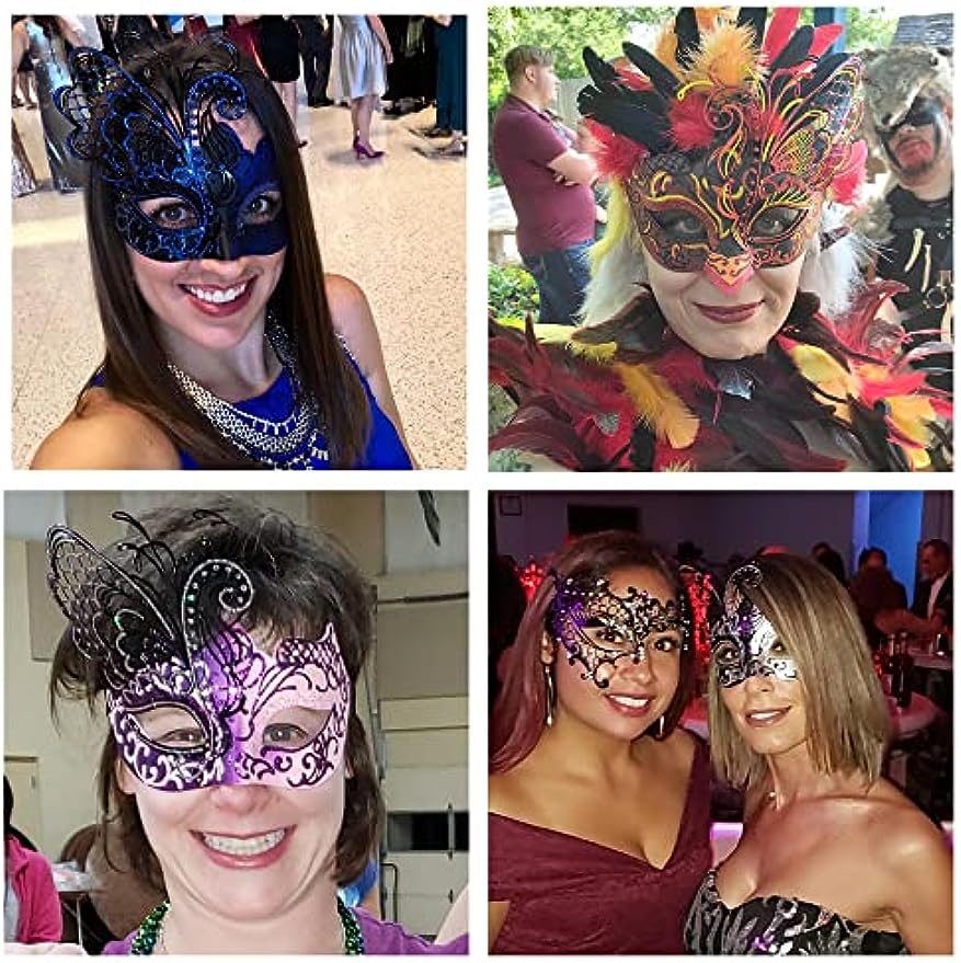 Masquerade Mask For Women Venetian Mask/Halloween/Party/Ball Prom/Mardi Gras/Wedding/Wall Decoration