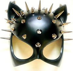 MasqStudio Red Black Cat Woman Dress up Cosplay Party Masquerade Mask Spiky Halloween