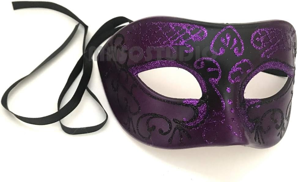 Mens Masquerade Ball Mask Cosplay Mardi Gras Prom Dance Birthday Bachelor Party