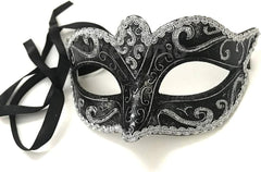 Girls Black Gold Silver Masquerade Ball Mask Cosplay Mardi Gras Prom Dance Birthday Bachelor Party