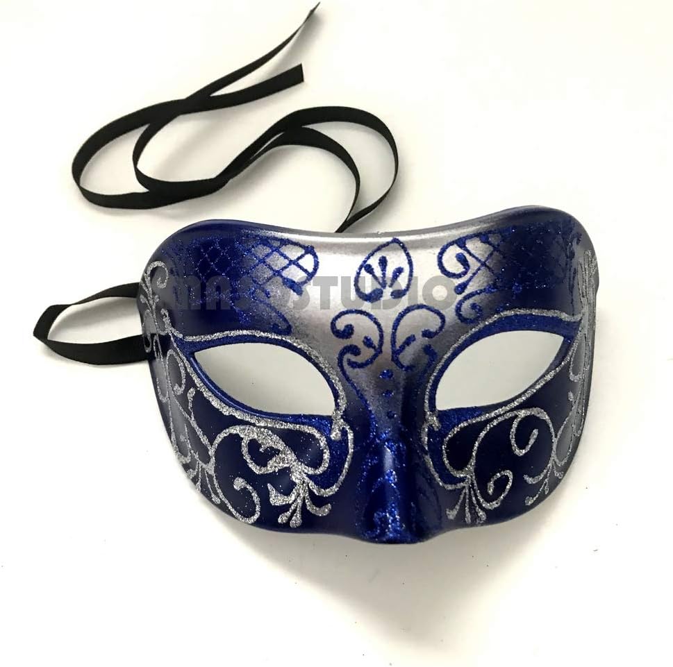 Mens Masquerade Ball Mask Cosplay Mardi Gras Prom Dance Birthday Bachelor Party