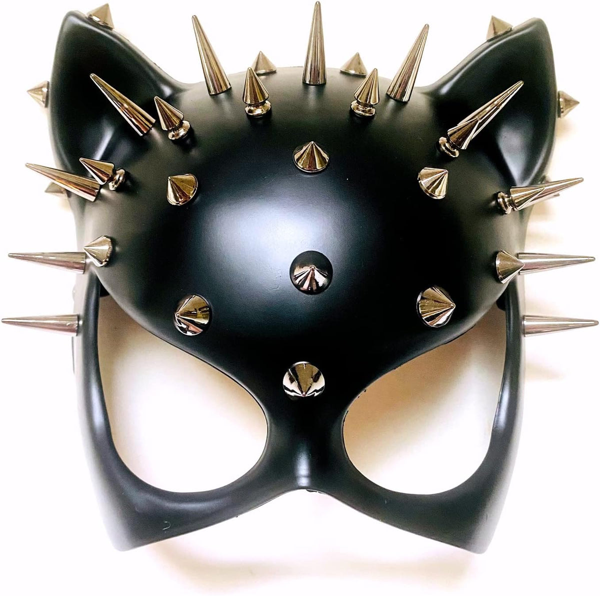 Red Black Cat Woman Dress up Cosplay Party Masquerade Mask Spiky Halloween Animal mask
