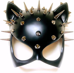 MasqStudio Red Black Cat Woman Dress up Cosplay Party Masquerade Mask Spiky Halloween