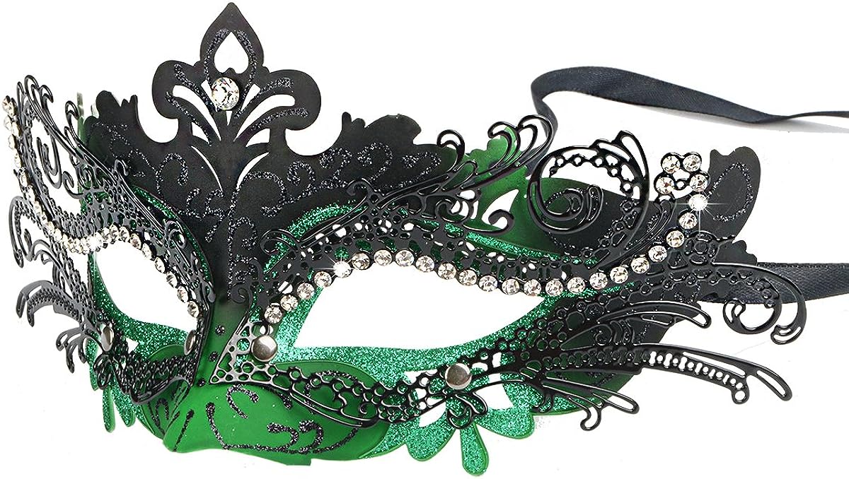 Masquerade Mask Mardi Gras Decorations Venetian Masks for Women's
