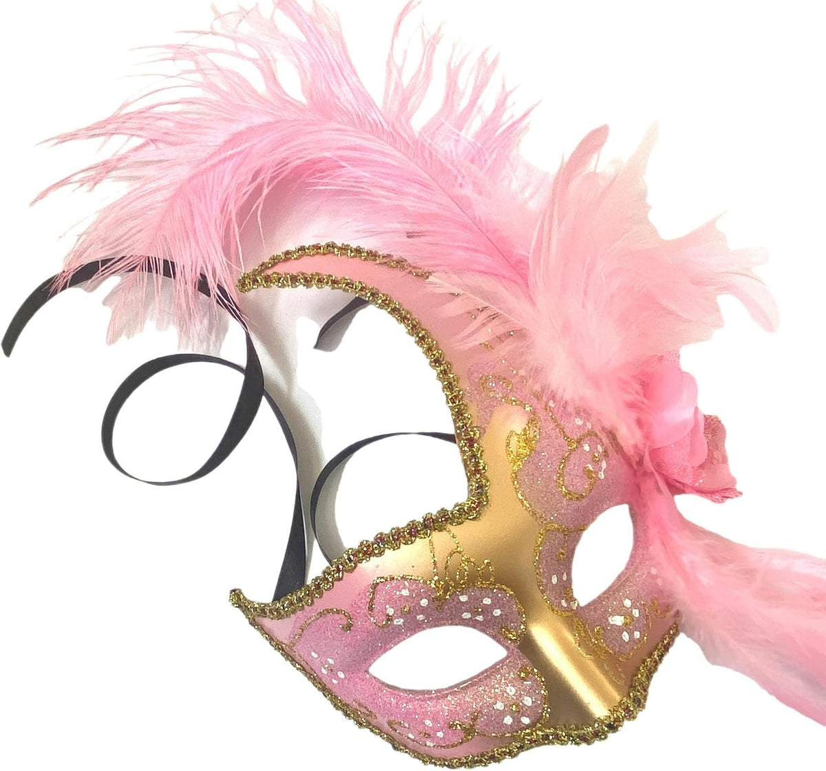 Brocade Lace Masquerade Ball Mask Burlesque Mardi Gras Birthday Prom Wedding Party