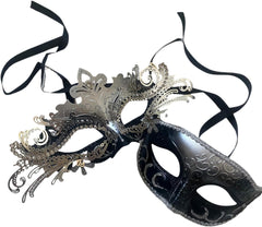 Masquerade Ball Mask Pair Dance Prom Burlesque Graduation Steampunk Birthday Anniversary Christmas New Year Party Wear