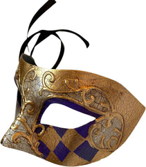 MasqStudio Mens Masquerade Mask Burlesque Dance Birthday Prom Party Black Tie Halloween Costume Dress Up