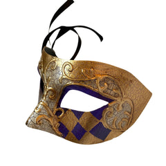 MasqStudio Mens Masquerade Mask Burlesque Dance Birthday Prom Party Black Tie Halloween Costume Dress Up