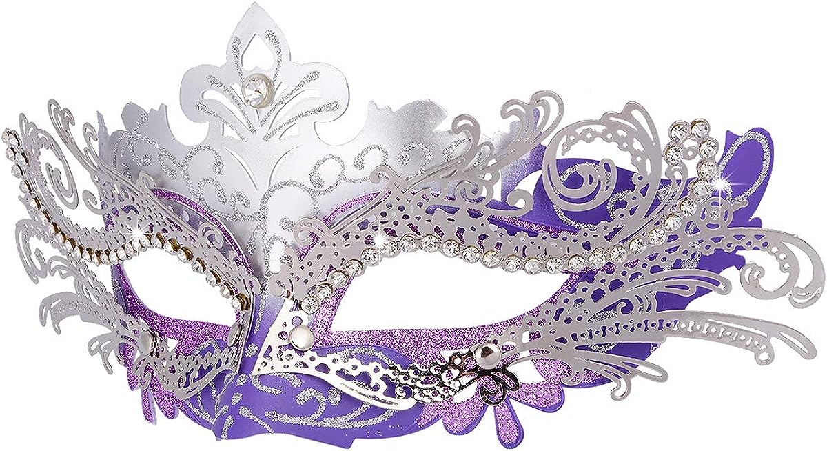 Masquerade Mask Mardi Gras Decorations Venetian Masks for Women's