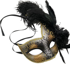 MasqStudio Brocade Lace Masquerade Ball Mask Burlesque Mardi Gras Birthday Prom Wedding Party
