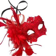 MASQ Brocade Lace Masquerade Ball Mask Pair Burlesque Mardi Gras Birthday Prom Wedding Party