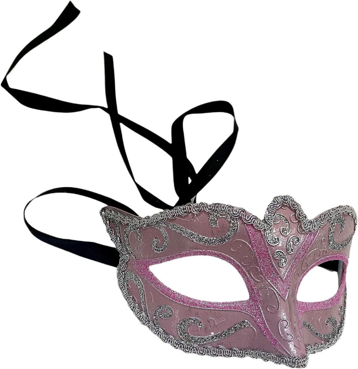Girls Black Gold Silver Masquerade Ball Mask Cosplay Mardi Gras Prom Dance Birthday Bachelor Party