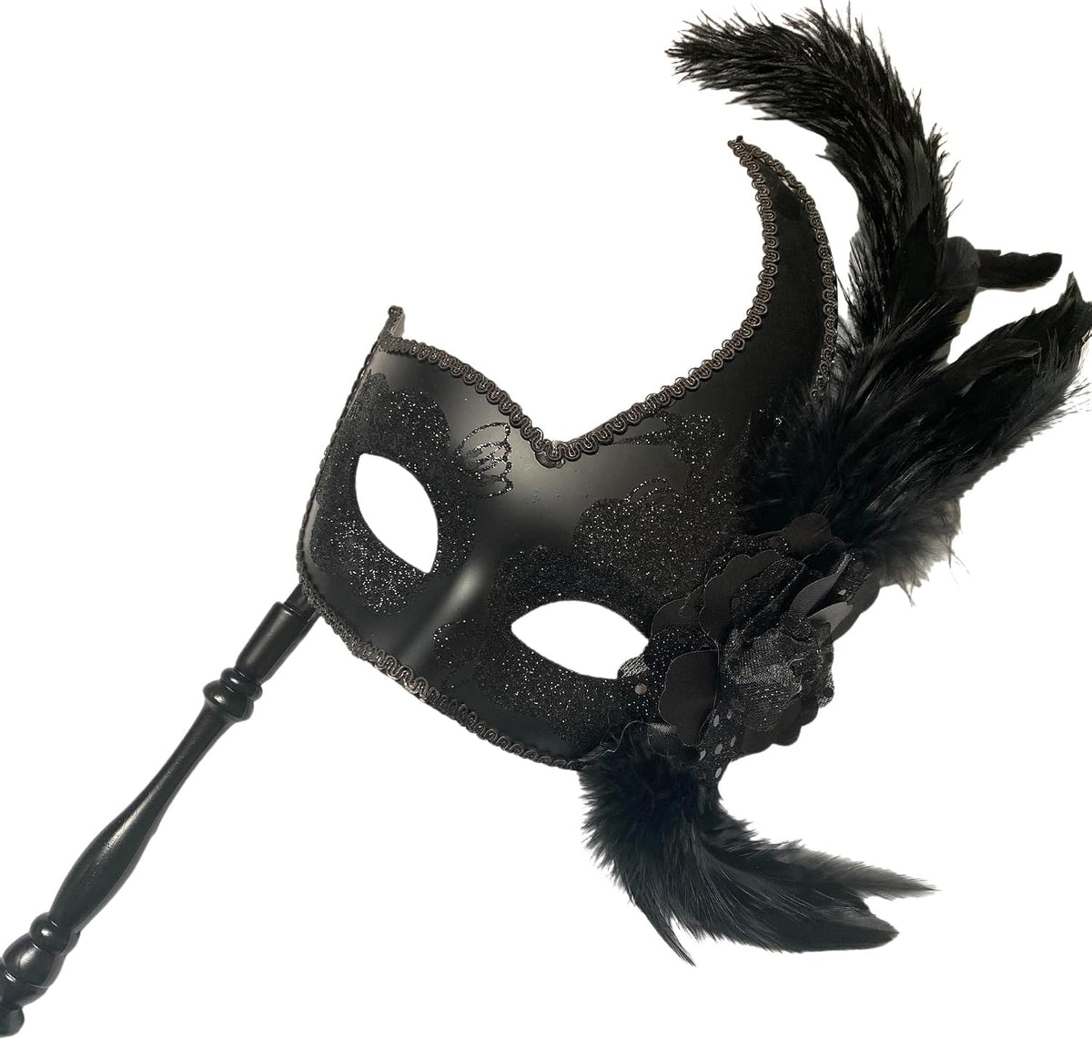 Brocade Lace Masquerade Ball Mask Burlesque Mardi Gras Birthday Prom Wedding Party