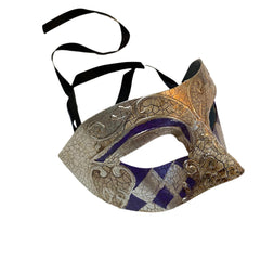 MasqStudio Mens Masquerade Mask Burlesque Dance Birthday Prom Party Black Tie Halloween Costume Dress Up