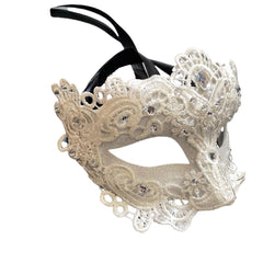 MASQ Brocade Lace Masquerade Ball Mask Pair Burlesque Mardi Gras Birthday Prom Wedding Party