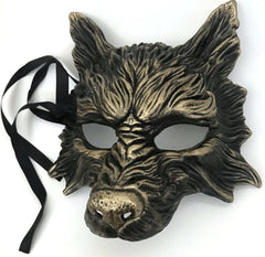 MasqStudio Black Wolf Mask Animal White Wolves Mask Masquerade Halloween Costume Cosplay Party mask