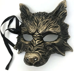 Black Wolf Mask Animal Masquerade Halloween Costume Cosplay Party mask