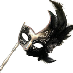 MasqStudio Brocade Lace Masquerade Ball Mask Burlesque Mardi Gras Birthday Prom Wedding Party