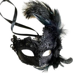 MasqStudio Brocade Lace Masquerade Ball Mask Burlesque Mardi Gras Birthday Prom Wedding Party