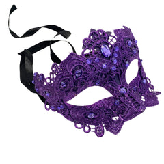 MASQ Brocade Lace Masquerade Ball Mask Pair Burlesque Mardi Gras Birthday Prom Wedding Party