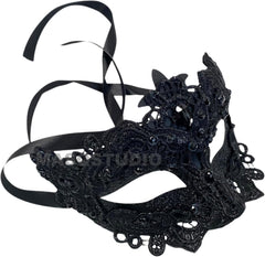 MASQ Brocade Lace Masquerade Ball Mask Pair Burlesque Mardi Gras Birthday Prom Wedding Party