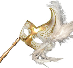 MasqStudio Brocade Lace Masquerade Ball Mask Burlesque Mardi Gras Birthday Prom Wedding Party